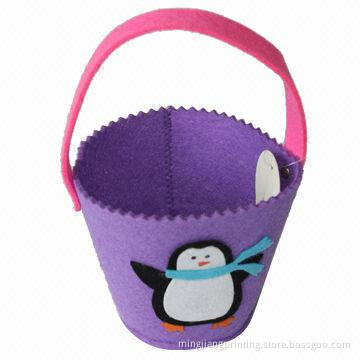 Easter Decoration Bag, Made of Felt